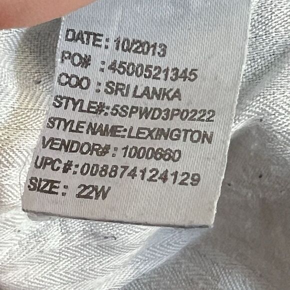 Jones New York Jeans Lexington Straight Women's Size 3X Blue Denim 43W/42 L - Picture 10 of 14